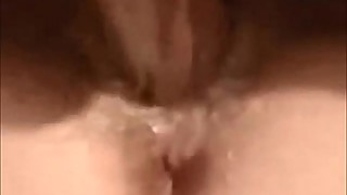 Homemade interracial cuckold creampie