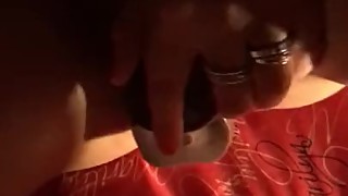 My wife cum with our black dildo..