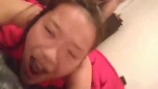 Another Awesome Clip of Cheating Asian Wife Taking BBC Pounding